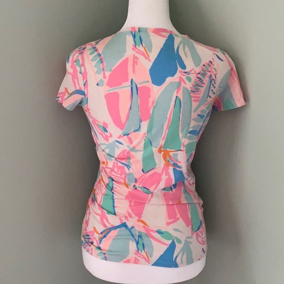 Lilly Pulitzer V-Neck Tee​ - Picture 3 of 3